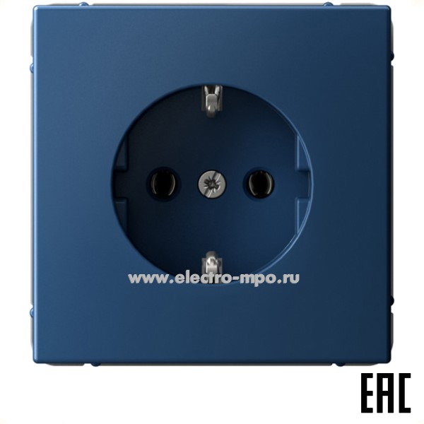 Р34. Механизм ArtGallery GAL001143S розетки "евр" безвинт. зажим с/п аквамарин (Systeme Electric)