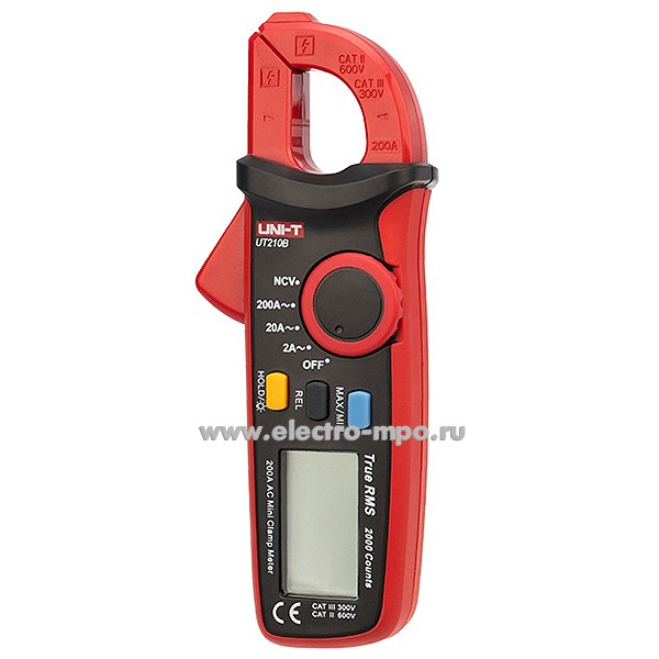 И48. Токовые клещи 13-0007 UT210B True RMS (UNI-T) И48. Токовые клещи 13-0007 UT210B True RMS (UNI-T)