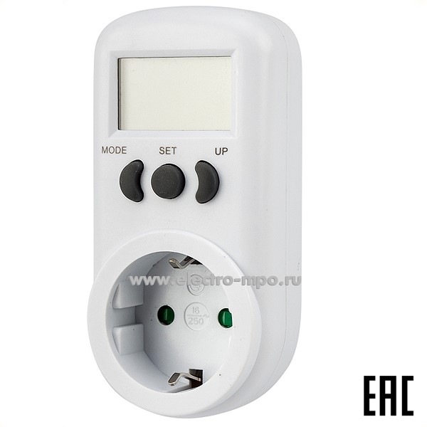 Б18. Ваттметр 10-6103 PC-7 вертикальный 1-тарифный 16А (PROconnect)