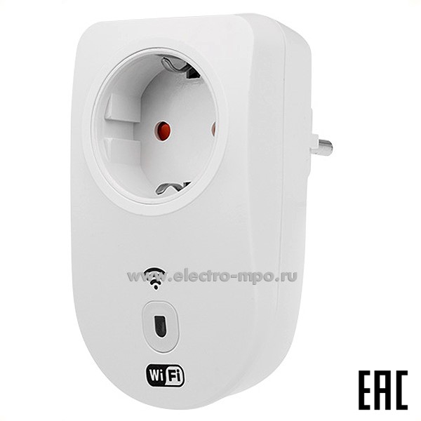 Ю85. Умная Wi-Fi розетка 11-6009 дистанционное управление бытовыми приборами 16А (Rexant)