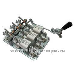 Б4479. Рубильник правый РПБ-4 400А без предохранителей (Кореневский з-д НВА)