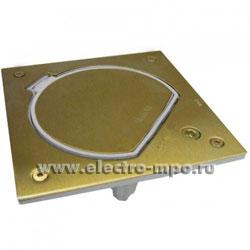 М9023. Люк KSE0SEC-23-71 на 1 пост 45х45мм латунь с замком под шестигранник IP66 (Simon Electric Ис