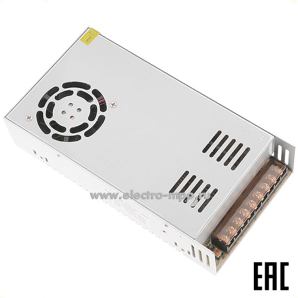 С1076. Блок питания B2L400ESB к светодиодной ленте 220В/12В пост. тока 400Вт IP20 (Ecola)