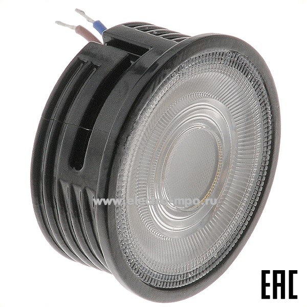 Л0995. Светодиодный модуль 8Вт 683038 Gen-СM-8-230-4000К PRO керамика 710Лм 220В черный призма х/б свет