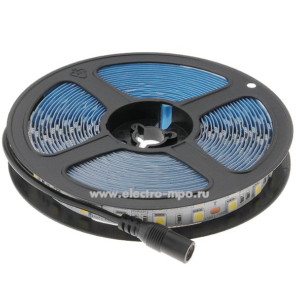 С1154. Лента светодиодная двухрядная 502440 GLS-5050-120-28.8-24-IP20-PRM-6 144Вт 6500К 24В пост. тока 5м