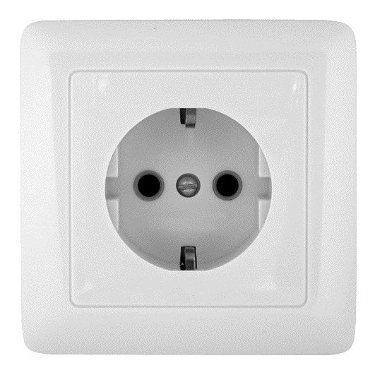 Р01. Розетка ХИТ RS16-134-B "евро" с/п белая (Systeme Electric)