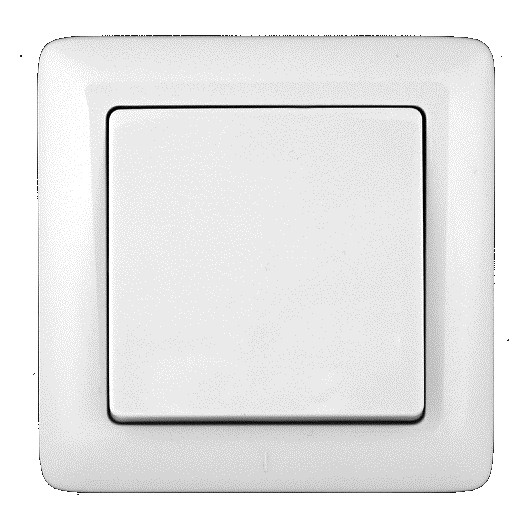 Р01. Выключатель ХИТ VS16-133-B 1кл. с/п белый (Systeme Electric)