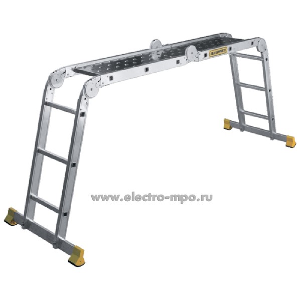 В6112. Лестница-трансформер Т 433 SP профессиональная с платформой (Алюмет Россия)