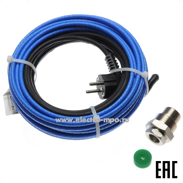 П9431. Секция нагревательная кабельная Freezstop Inside-10-12 для обогрева труб (внутр.) 12м 120Вт 1000356