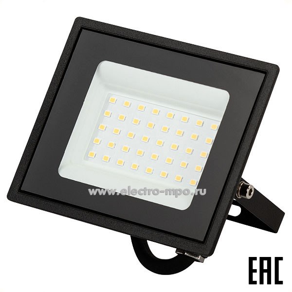 С02. Прожектор Б0052858 LPR-023-0-30K-030 220В 30Вт 3000К 2400Лм светодиодный IP65 (ЭРА)
