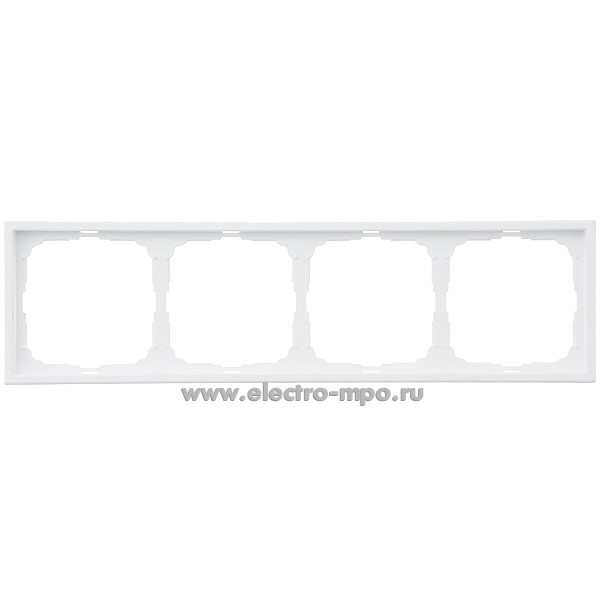 Р2892. Рамка-4 ArtGallery GAL001304 универсальная лотос (Systeme Electric)