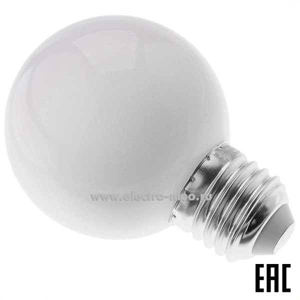 Л4130. Лампа 3Вт 25903 LB-371 G60 Е27 240Лм 2700К светодиодная "шарик" т/б свет матовая (Feron)