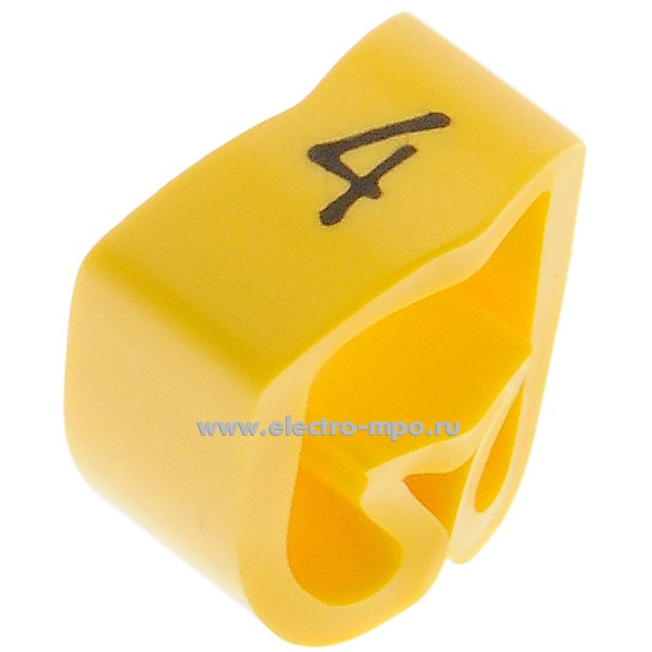 М3517. Маркер PA-30006AV40.4 символ "4" 16-70 мм2 (Partex)