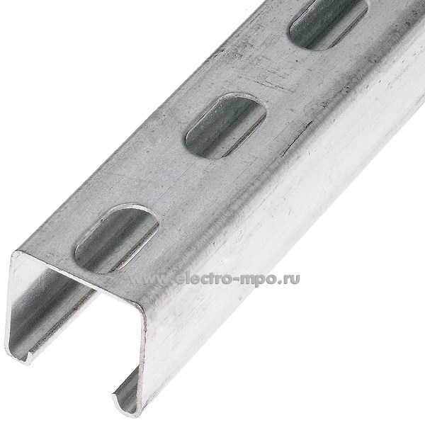 М1983. Профиль 4141 монтажный 41х41х1,5мм С-образный перфорированный оцинкованный L=3м (Китай)