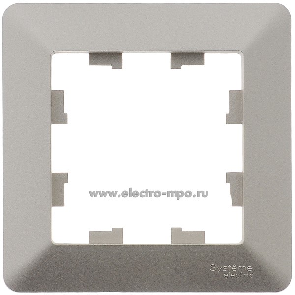 Ю32. Рамка-1 AtlasDesign Air ATN220501 шампань/дымчатый черный (Systemе Electric)