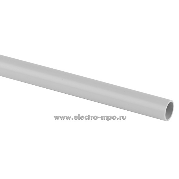 Т04. Труба Б0020106 TRUB-25-PVC жёсткая 25мм ПВХ (Dвнутр. 22мм L=3м) лёгкая серая (ЭРА Россия)