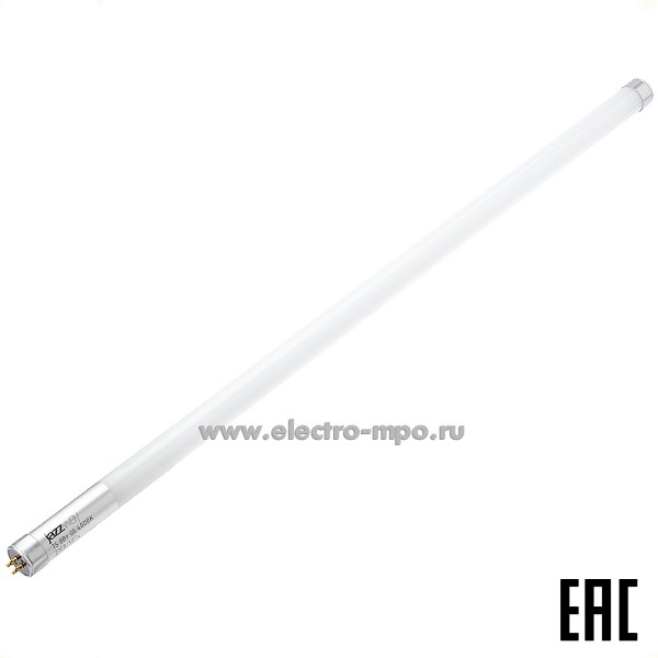 Л1080. Лампа 8Вт 5016033 PLED Т5-600GL 8W G5 DE 563мм 800Лм 4000К светодиодная х/б свет (Jazzway)