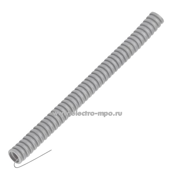 Т01. Труба 11611 гофрированная 16мм ПВХ (Dвнутр. 10,7мм) тяжелая, с зондом, IP55 (Рувинил Россия)