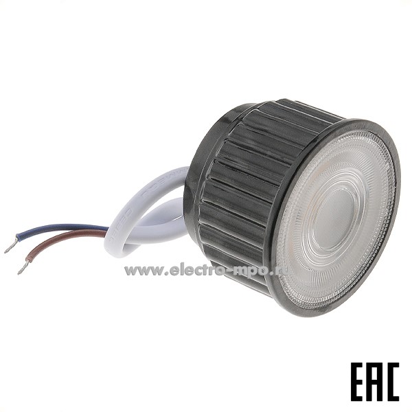 Л09. Светодиодный модуль 10Вт 683078 Gen-СM-10-230-6000К PRO керам. 900Лм 220В черный призма дневн. свет