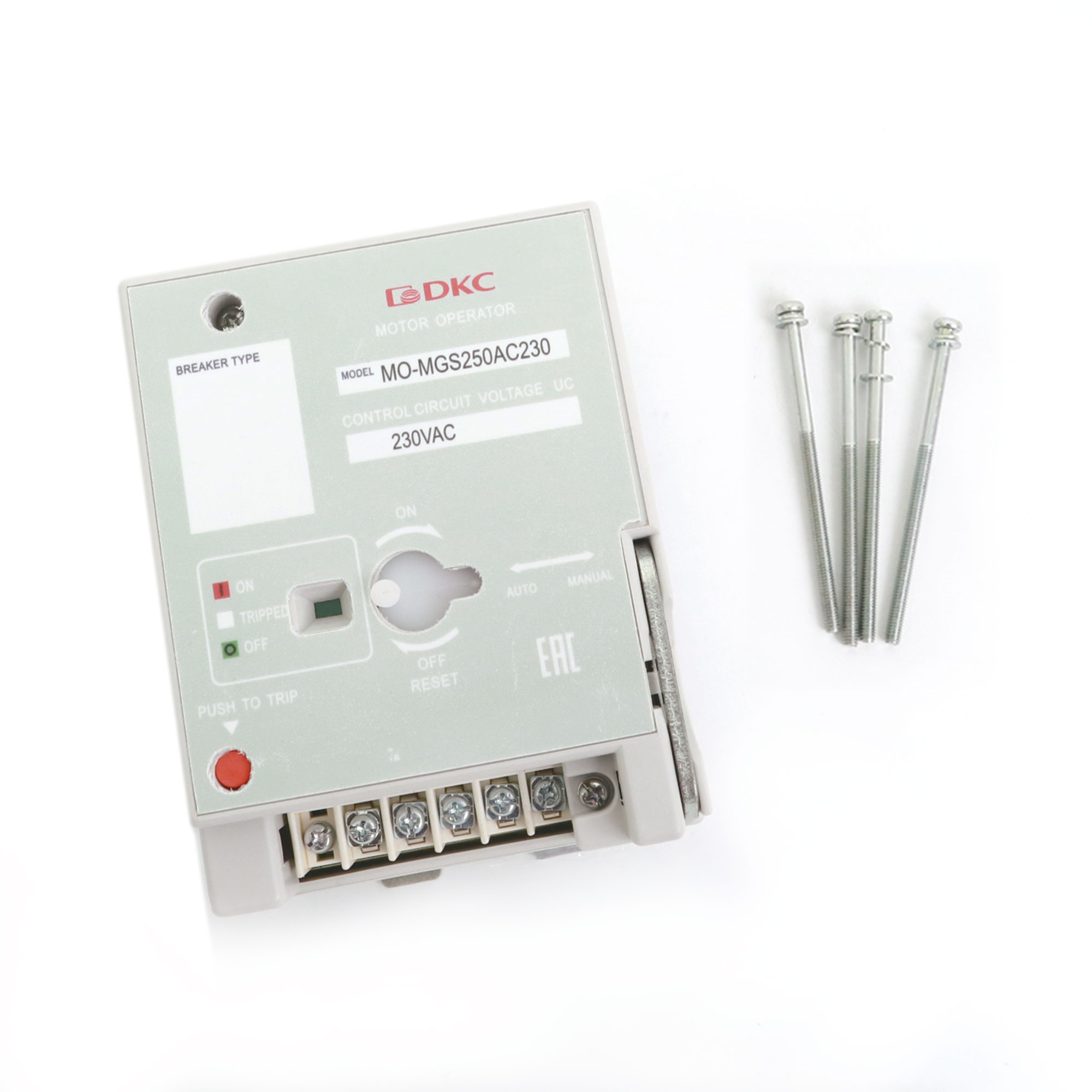 А15. Моторный MO-MGS125AC230 привод MO для  MGS125 напряжение  (ДКС)