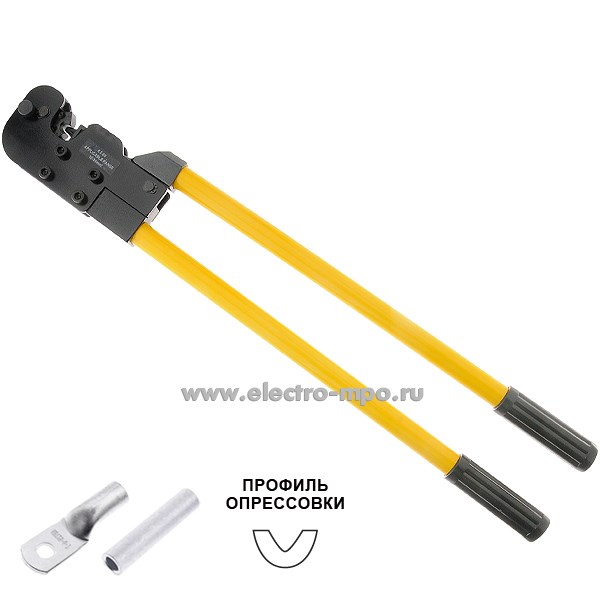 И0611. Пресс CT-80 ручной для медных неизолированных наконечников 10-95 кв.мм (Juli Tools Китай)