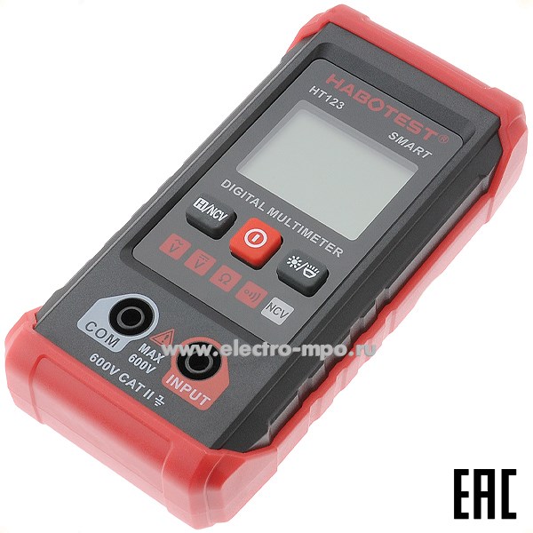 И4925. Мультиметр HT123 цифровой смарт автомат  (Habotest)