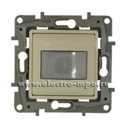 Ю2541. Механизм Etika 672317 датчика движения 400Вт с/п бежевый (Legrand/Daccord)