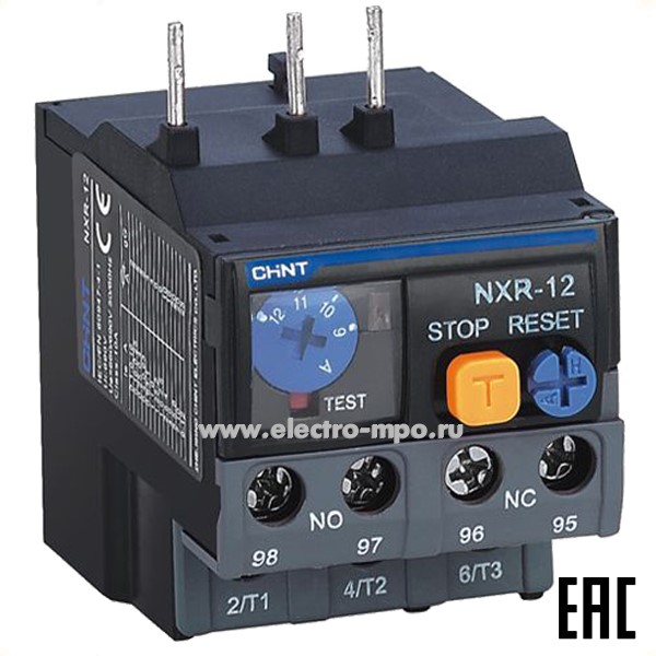 А98. Тепловое реле 837096  NXR-12 0,63-1А (CHINT)