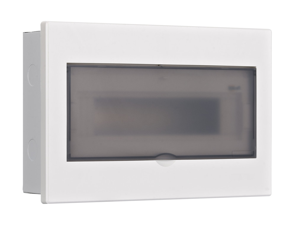 Е42. Корпус 31073DEK встраиваемый прозр. дв. 1 ряд 13 мод. IP41 ЩРВ-М (DEKraft)