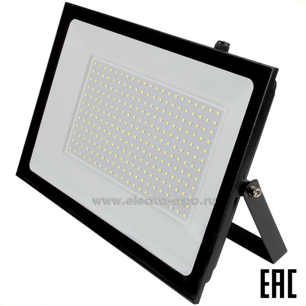 С05. Прожектор 403118 GTAB-400BT-IP65-6500К 220В светодиодный 400Вт 34000Лм чёрный IP65 (General)