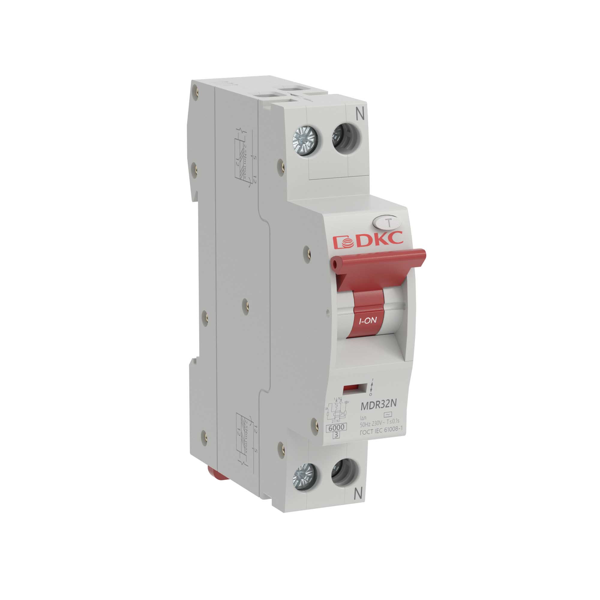 А17. Компактный MDR32N-1N4C6-A автоматический выключатель дифференциального тока YON max типа  (ДКС)