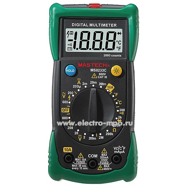 И48. Универсальный 13-2015 мультиметр MS8233C (Mastech)