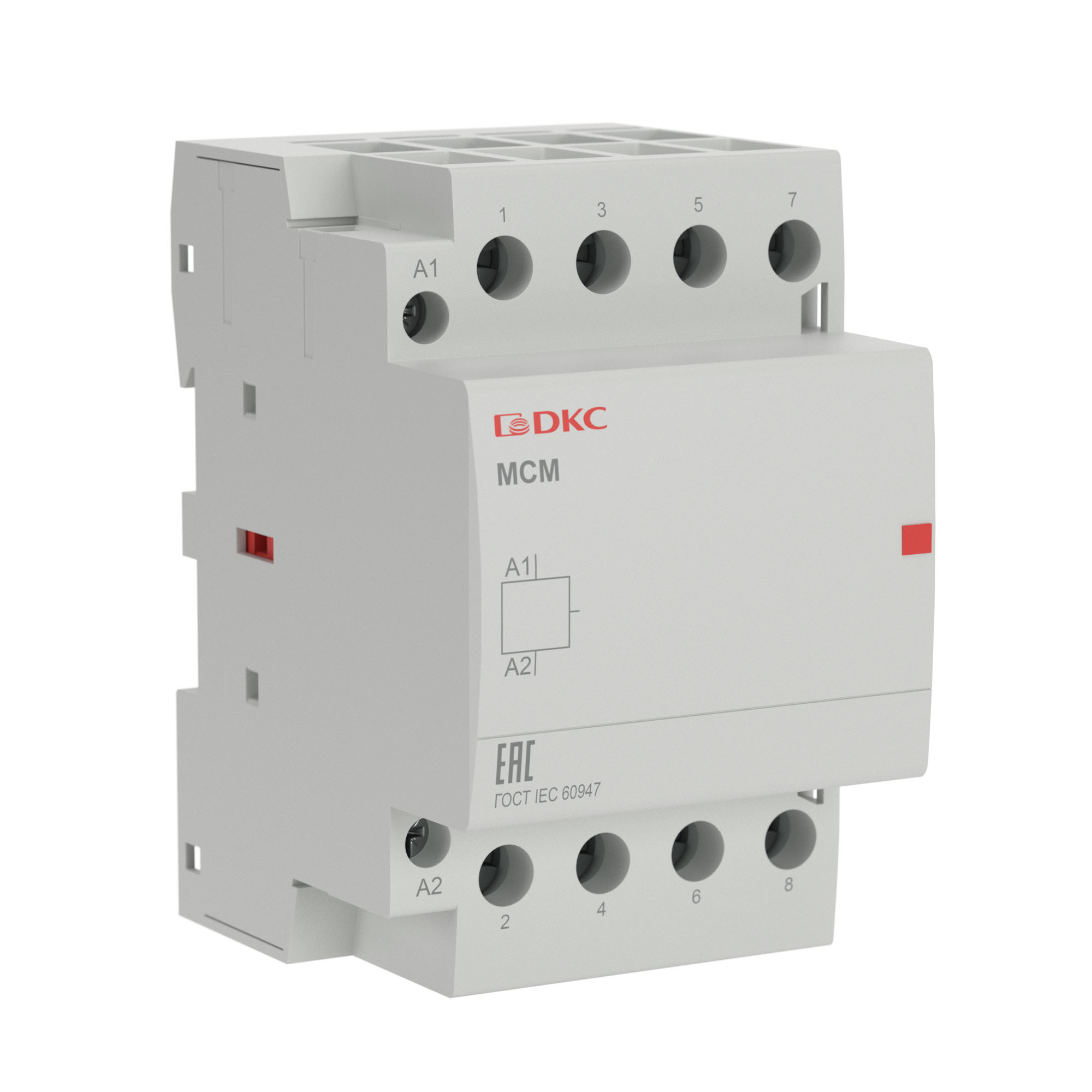 К57. Модульный MCE-63-40-A240 контактор YON MCE 4P 63A 4НО управляющее напряжение 240В 50Гц (ДКС)