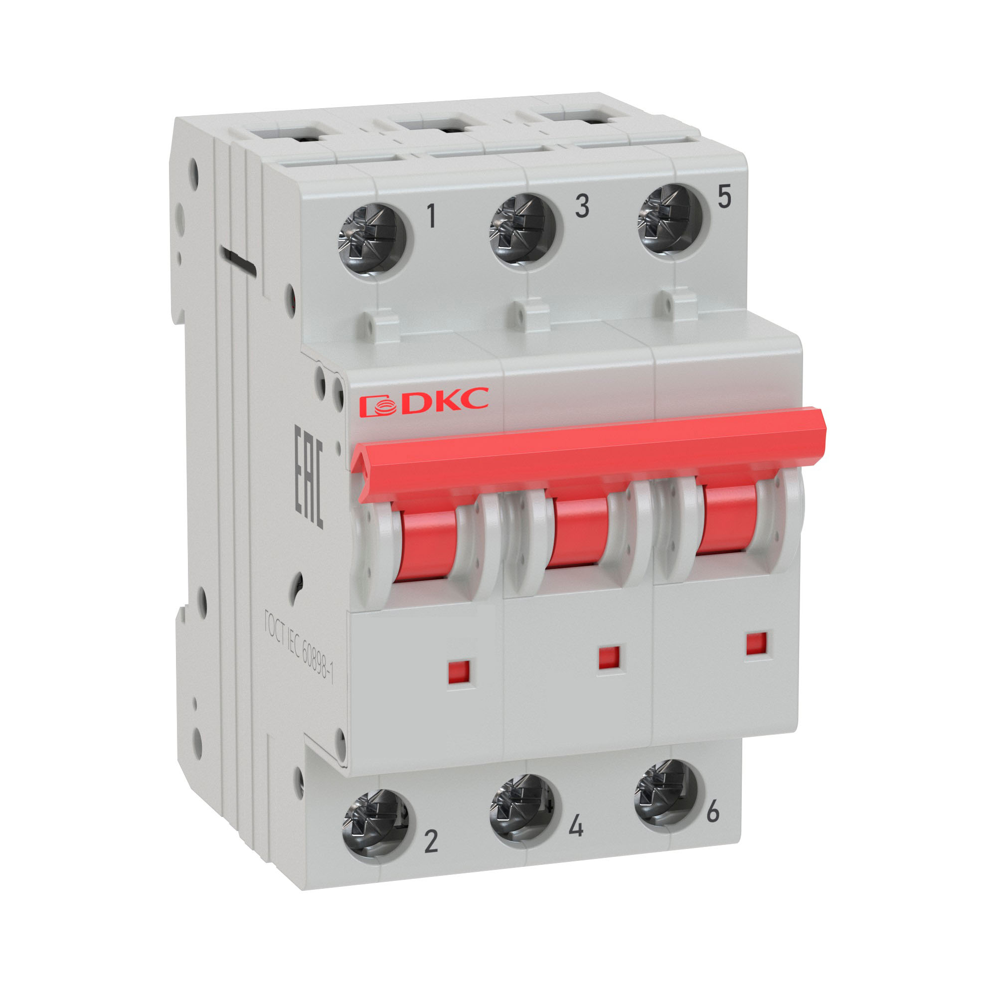 А17. Авт. MD63-3D20-6 выкл. модульный YON MD63 3P 20А D 6kA (ДКС)