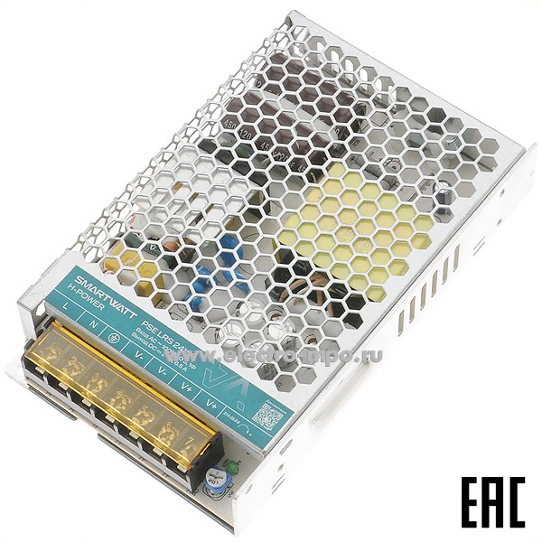 Б5222. Блок питания PSE LRS 24150 1ф Мощность 150Вт выход 24В пост. тока 6,5А (SMARTWATT)