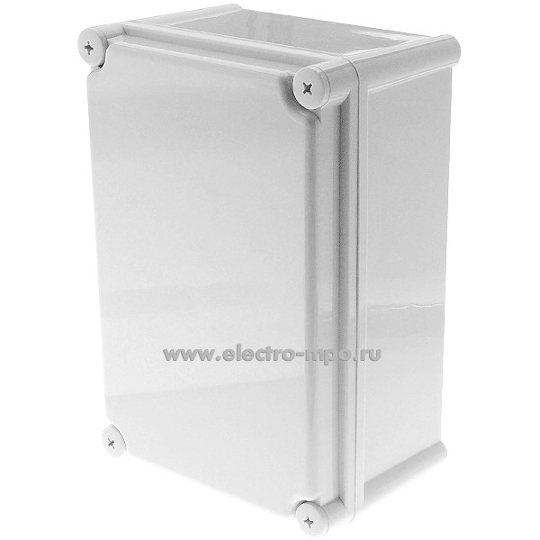 К0741. Коробка пластиковая DS-AG-2819 280х190х130 IP66 серая материал ABS (Andeli)