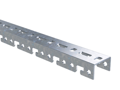 М24. Профиль BPF2906 BPF, для консолей быстрой фиксации BBF,  L600, толщ.2,5 мм (ДКС)