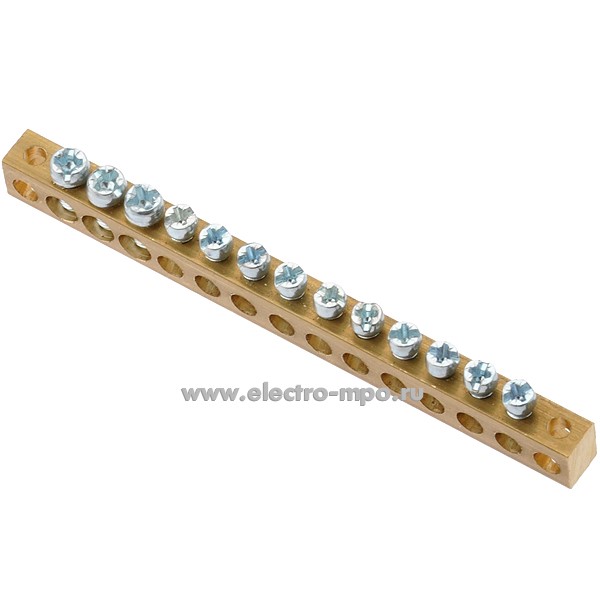 Э1616. Шина ноль 12532 на 13 присоединений 80А для боксов 12232 12234 (АВВ)