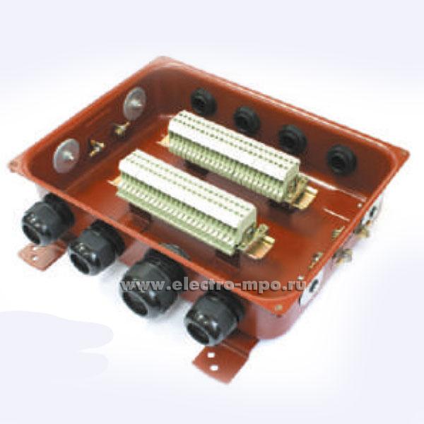 К1545. Коробка КС-40 zeta30348 с зажимами 345х266х107мм металлическая 40 зажимов 4кв.мм IP54 (ЗЭТА)