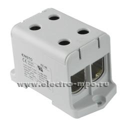 Б6924. Клемма КЕ68(R) винтовая серая 1 полюс на 4 проводника 35-150мм2 320А 800В ширина 51,5мм (Ensto)