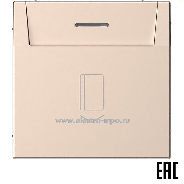 Р34. Механизм ArtGallery GAL001214S выключателя карточного безвинт. зажим с/п песочный (Systeme Electric