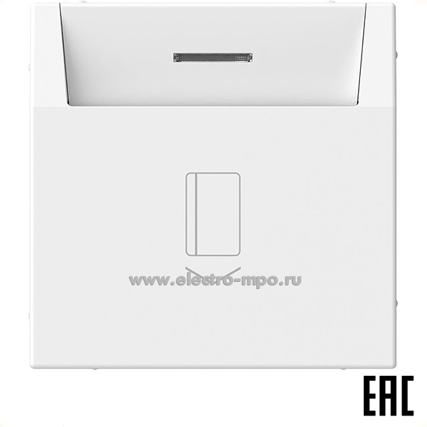 Р34. Механизм ArtGallery GAL001314S выключателя карточного безвинт. зажим с/п лотос (Systeme Electric)