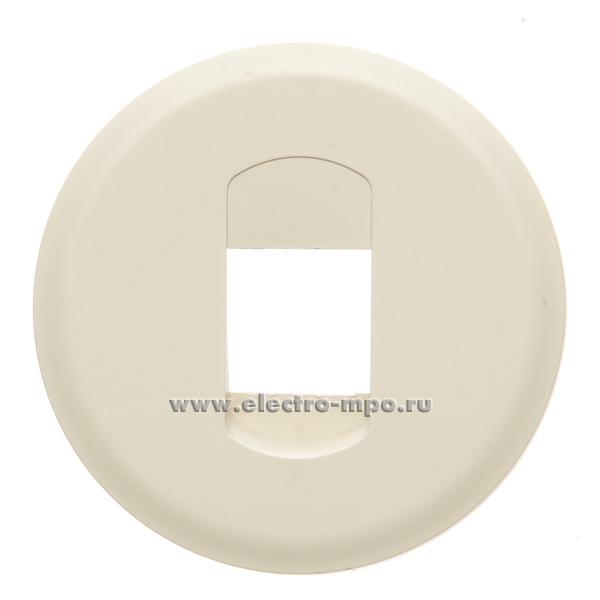 Ю6743. Накладка Celiane 066240 аудиорозетки бежевая (Legrand)