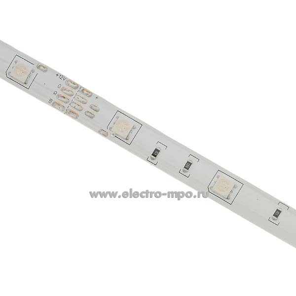 С10. Лента светодиодная 5037 GLS-5050-30-7.2-12-IP65-RGB Standard 36Вт цветная 12В 5м (General)