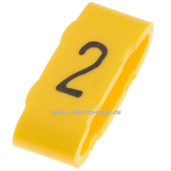 М3533. Маркер на кабель PK+20004SV40.2 для держателя POH/PKH символ "2" (Partex)