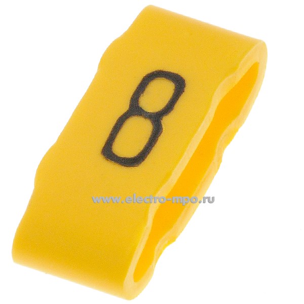М3539. Маркер на кабель PK+20004SV40.8 для держателя POH/PKH символ "8" (Partex)