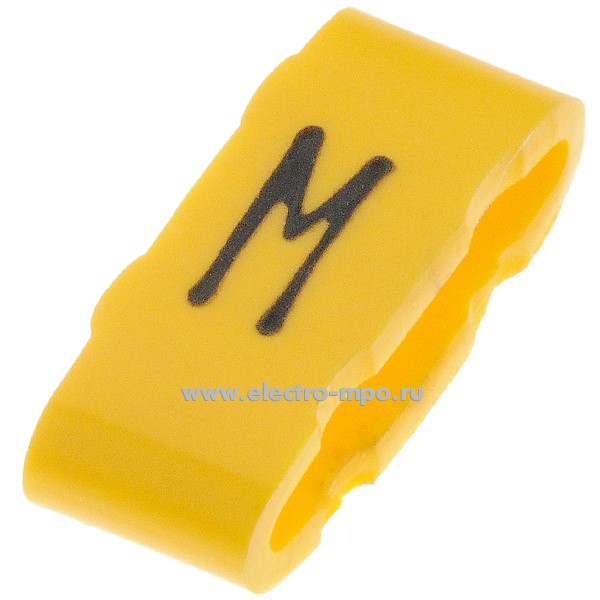 М3544. Маркер на кабель PK+20004SV40.M для держателя POH/PKH символ "M" (Partex)