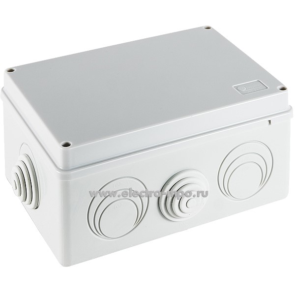 К08. Коробка 44016 распределительная о/п 210х150х100, 8 вых., IP55 (Экопласт)
