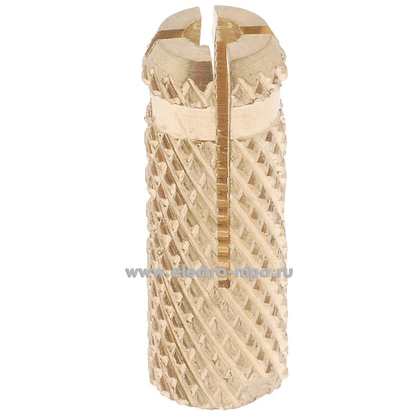 Г2817. Анкер M6/8x23 латунный Dвнешний=8мм L=23мм (Китай)