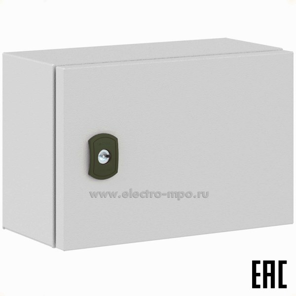 Е9100. Шкаф ST R5ST0231-OUTDOOR навесной IP66 200х300х150 с монтажной платой без реек (ДКС) Е9100. Шкаф ST R5ST0231-OUTDOOR навесной IP66 200х300х150 с монтажной платой без реек (ДКС)